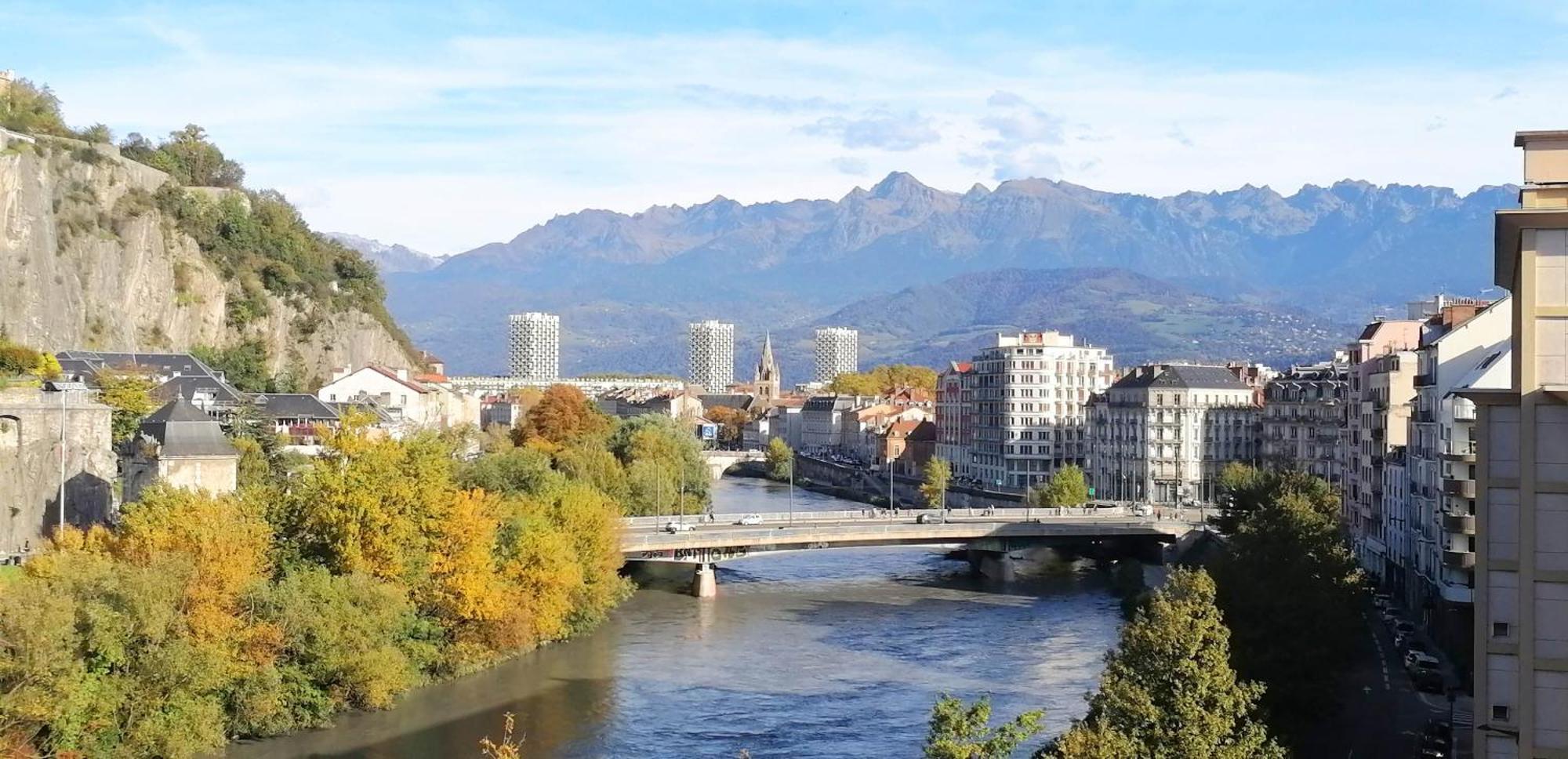 Appartement Hagaki Vue Panoramique Proche Gare Netflix Grenoble Exterior foto